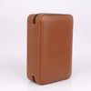 Leather Cigar Case Portable Cedar Wood Travel Humidor