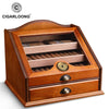 Cedar Wood Humidor Cabinet Large Capacity Fit 100 Four Layer Cigar Humidor