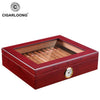 Large Capacity 50 pcs Cigar Box High-quality Cedar Wood Humidor Cigar Cabinet with Hygrometer & Humidifier Wood Box