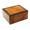 Factory price High quality Wooden yellow Cigar Humidor with Hygrometer and Humidifier